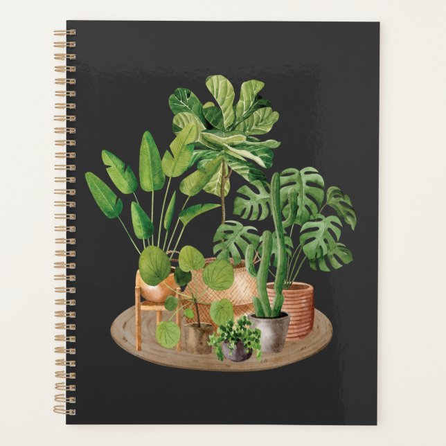 Agenda Plantas de interior con acuarela (Anverso)