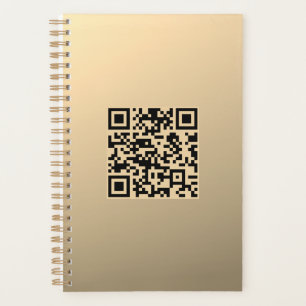Agenda Plantilla de código QR editable instantáneamente