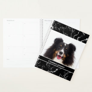 Agenda Plantilla de foto de mascota personalizable con as