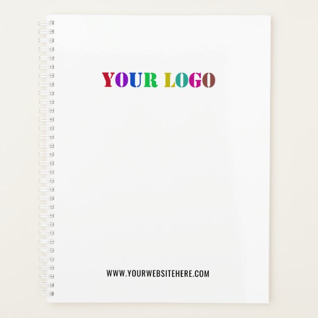 Agenda Plantilla de personalizado de logotipos y planes d (Anverso)
