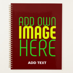 AGENDA PLANTILLA DE TEXTO DE IMAGEN DE OXBLOOD SIMPLE EDI