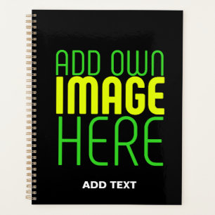 AGENDA PLANTILLA DE TEXTO DE IMAGEN NEGRA SENCILLA EDITAB