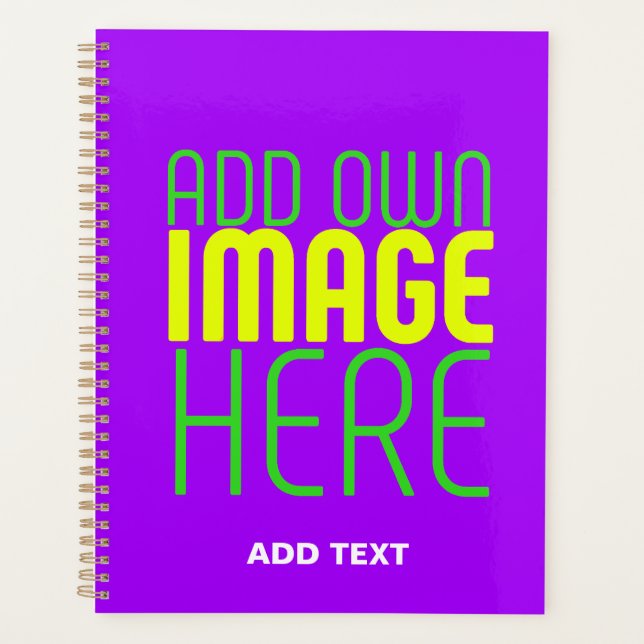 AGENDA PLANTILLA DE TEXTO DE IMAGEN SIMPLE VIOLETA EDITAB (Anverso)