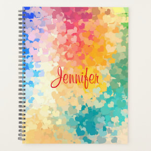 Agenda Plantilla moderna de color elegante manuscrito