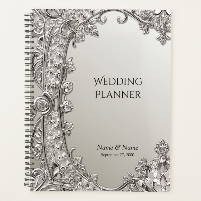 Agenda Plata Ornate Modern Planner (Anverso)