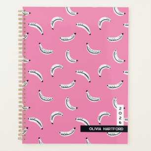 Agenda Plátanos gráficos - nombre personalizado de fruta
