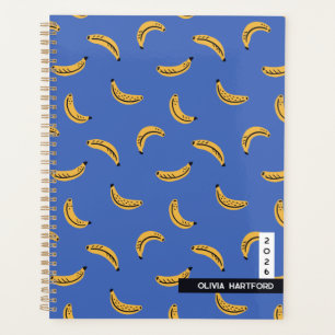 Agenda Plátanos gráficos - nombre personalizado de fruta