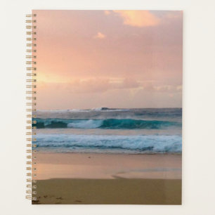 Agenda Playa del atardecer con océano