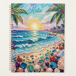 Agenda Playa Impasto y puesta de sol y amanecer de vidrio