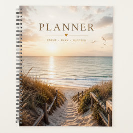 Agenda Playa Simple al Atardecer 