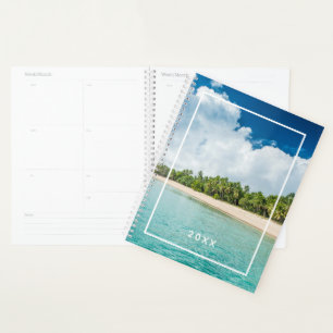 Agenda Playa Tropical Con Palmeras