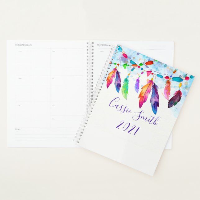 Agenda Plumas boho  (Demostración)