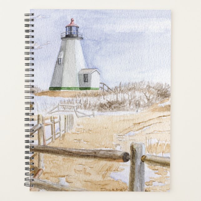 Agenda Plymought Lighthouse Watercolor (Anverso)