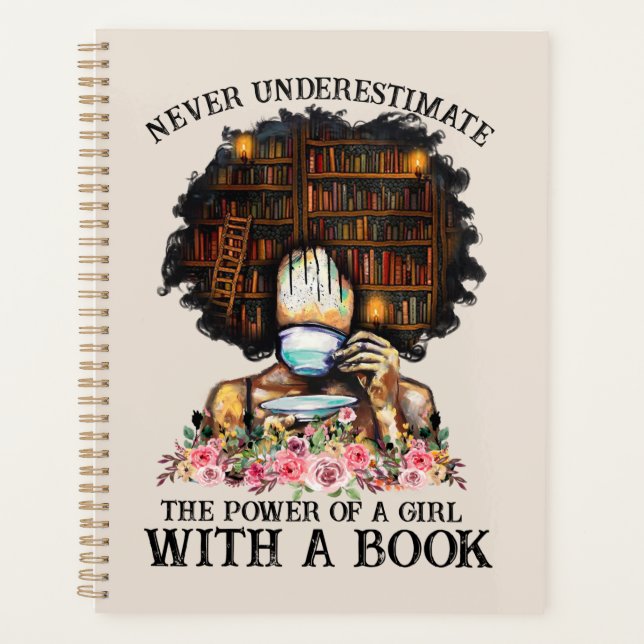 Agenda Poder de un Chica con un libro (Anverso)