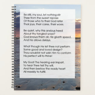 Agenda Poema: Be Still