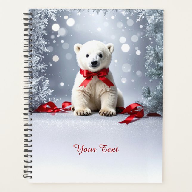 Agenda Polar Bear Christmas Holiday Planner (Anverso)