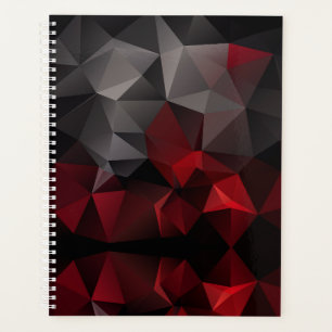 Agenda Polígono , negro y rojo