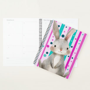 Agenda Polka Dot Bunny Delight