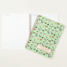 Agenda Pollo Feliz patrón Luz Verde