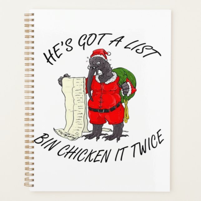 Agenda Pollo Santa Bin  (Anverso)
