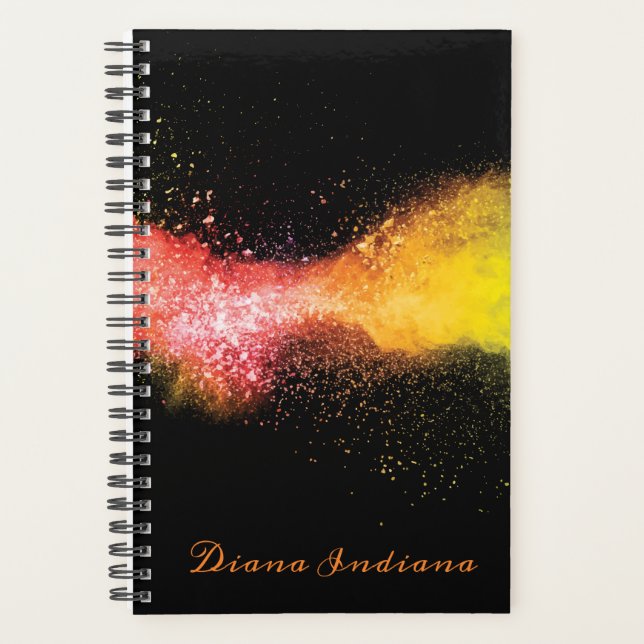 Agenda Polvo colorido Dyeing (Anverso)