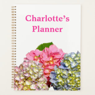 Agenda Polvorientos hortensias florales verdes de color a