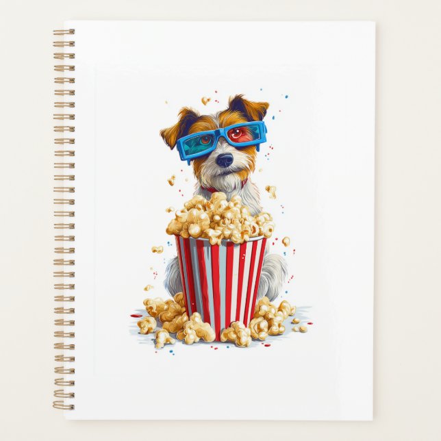 Agenda Popcorn Pup � Perro Noche de Película (Anverso)