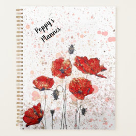 Agenda Poppy Gold - Personalizado Planner