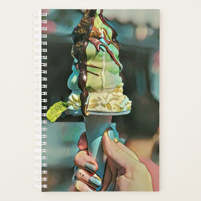 Agenda Popsicina de helado retro (Anverso)