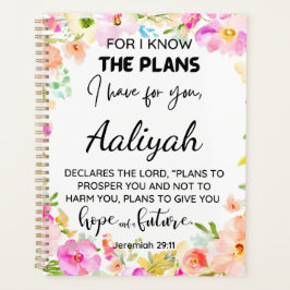 Agenda Porque conozco los planes Floral Personalize