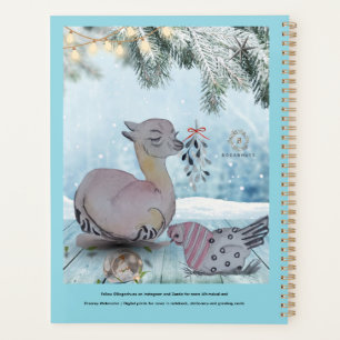 Agenda Portada de Boganhus "Eleze style Lama with Polka H