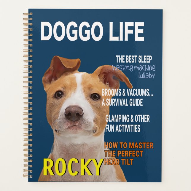 Agenda Portada de la revista Pitbull Parody (Anverso)