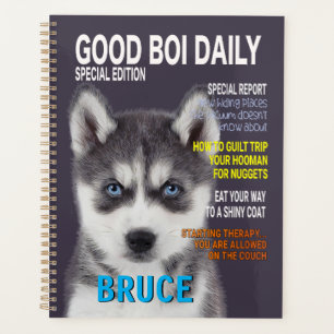 Agenda Portada de la revista Siberian Husky Parody