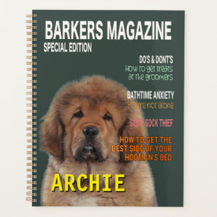 Agenda Portada de la revista Tibetana Mastiff Parody