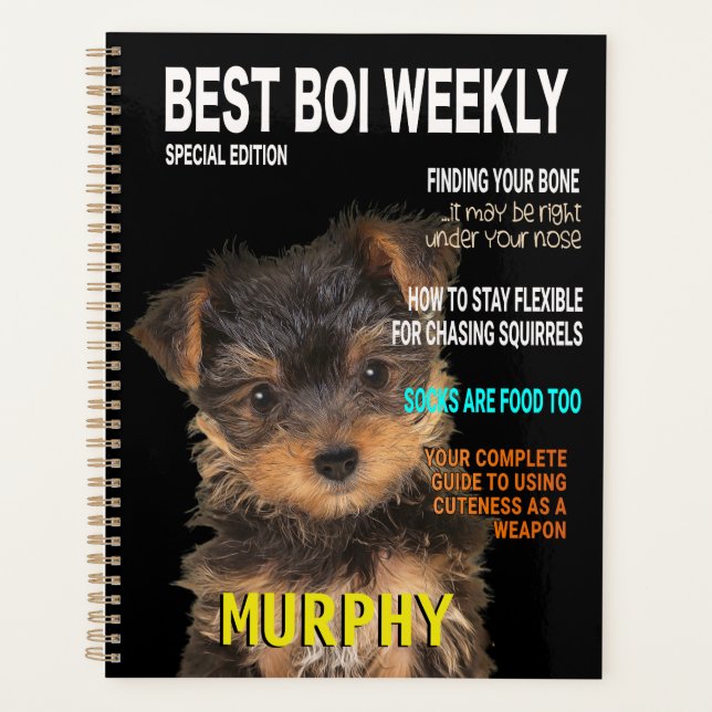 Agenda Portada de la revista Yorkshire Terrier Parody (Anverso)