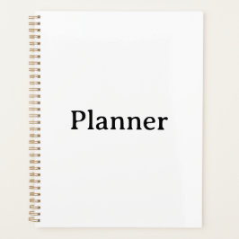 Agenda Portada dura estándar de 8.5" x 11", espiral dorad