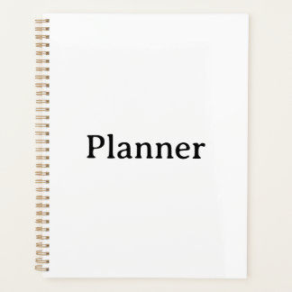 Agenda Portada dura estándar de 8.5" x 11", espiral dorad