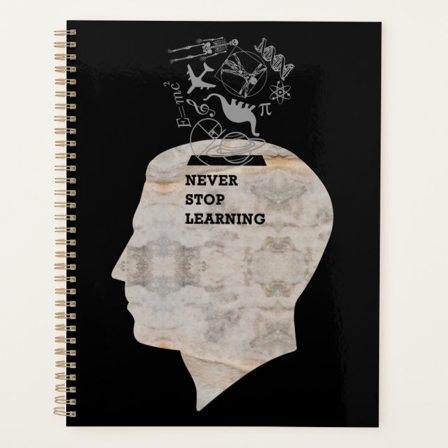 AGENDA PORTADA ESPECIAL - NUNCA DEJES DE APRENDER  (Anverso)