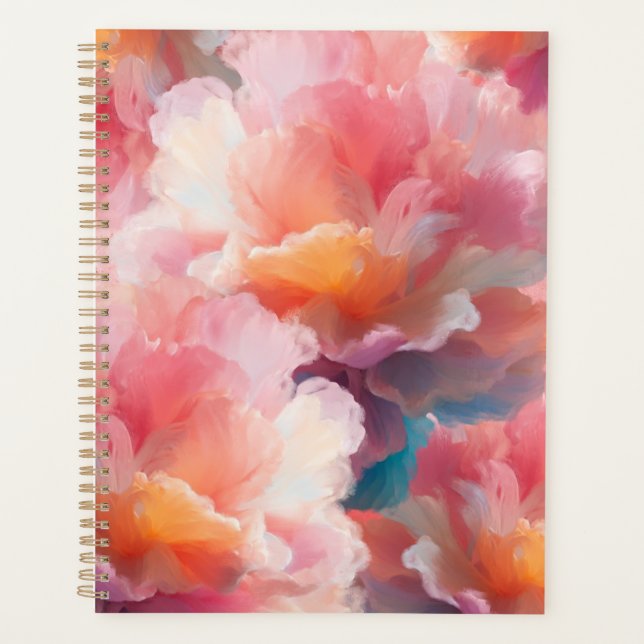 Agenda Portapapeles floral (Anverso)