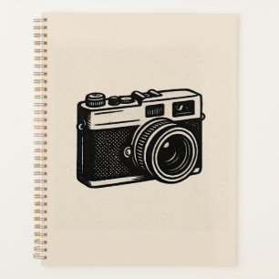 Agenda Portátil de cámara de época - Journa de fotografía