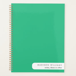 Agenda Portátil de espiral rosada personalizado -personal