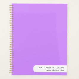 Agenda Portátil de espiral rosada personalizado -personal