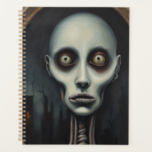 Agenda Portátil oscuro retrato gótico - misterioso horror