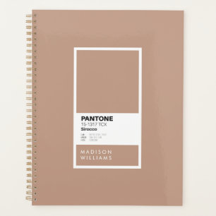 Agenda Portátil personalizado Sirocco Beige cálido pers
