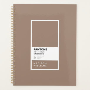 Agenda Portátil personalizado Taupe Chanterelle persona