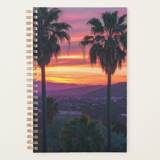 Agenda Portátil Sunset de California (Anverso)