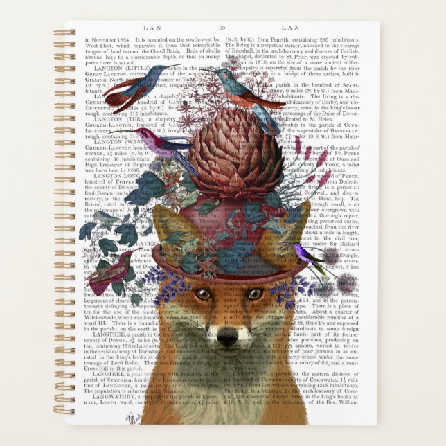 Agenda Portero de aves Fox con Artichoke (Anverso)
