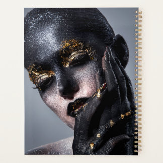 Agenda Portrait Gold Black Artistic Makeup Luxury Beauty