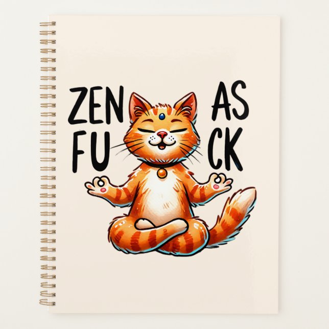 Agenda Pose de yoga para gato - Zen (Anverso)