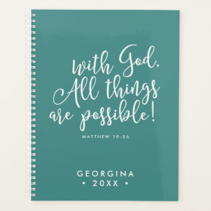 Agenda Posible con Dios Script Verso de la Biblia